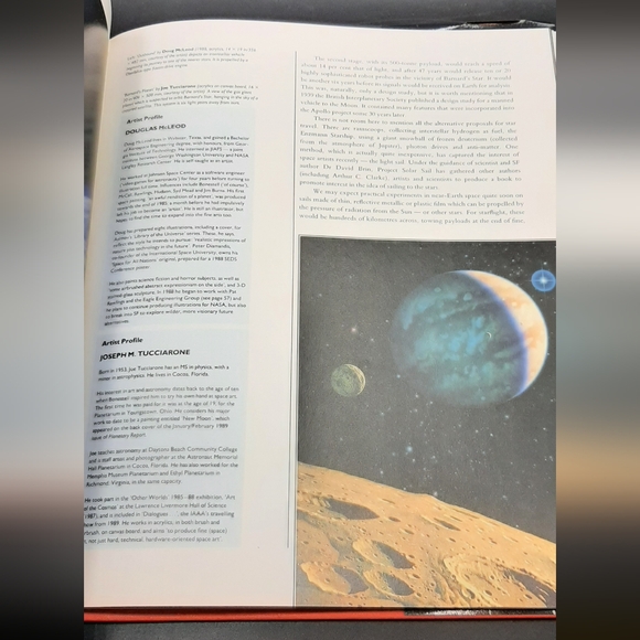 Visions of Space Artist Jouney Through The Cosmos David A. Hardy Hardcovered - Picture 7 of 11